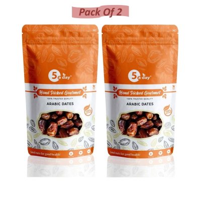 Dried Dates No Sugar Coating, (Khajoor), 1 KG (500 GMS X 2)